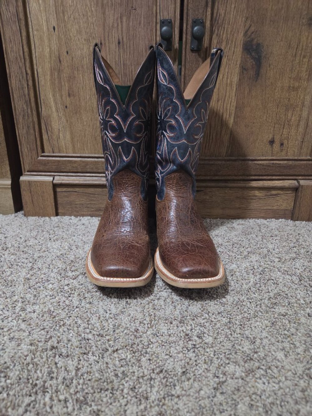 Hyer Boots Men's Burdett Brown Cowboy Boot Size 11D